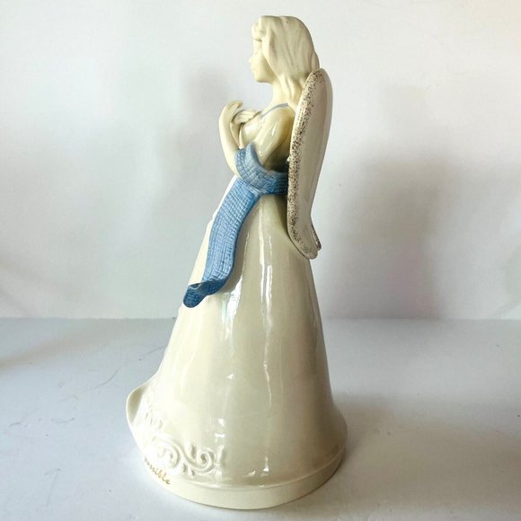 Lenox Gifts of Grace 9" Angel Figurine *Faith/Wind Up  Musical/Porcelain Glossy - Picture 7 of 15